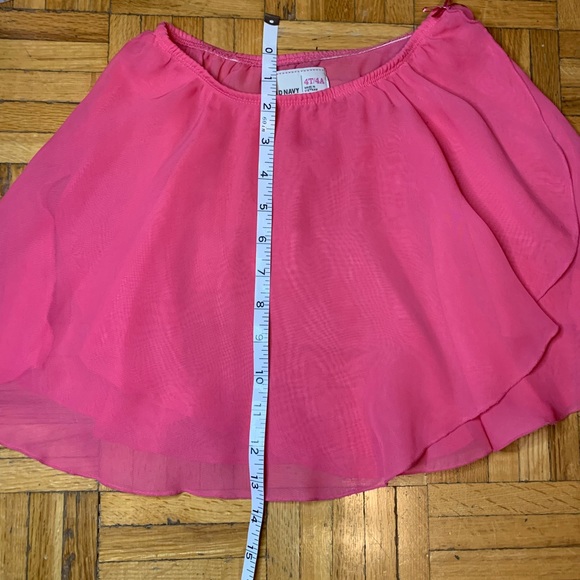 Lightweight Pink Layered Girls Ballet Dance Skirt - Picture 7 of 7